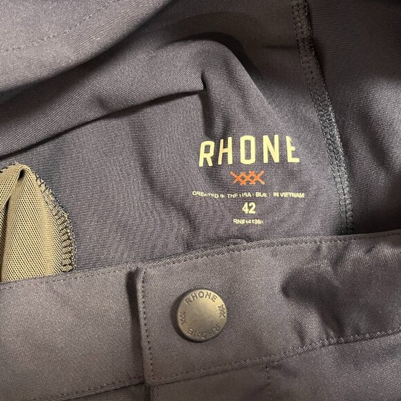 Rhone Men's Classic Navy Commuter Pant - Size 42 x 30 - Picture 2 of 9